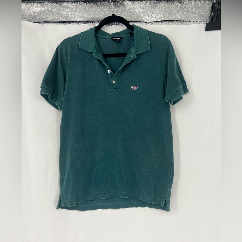 Diesel Men's Polo in Deep Teal Green